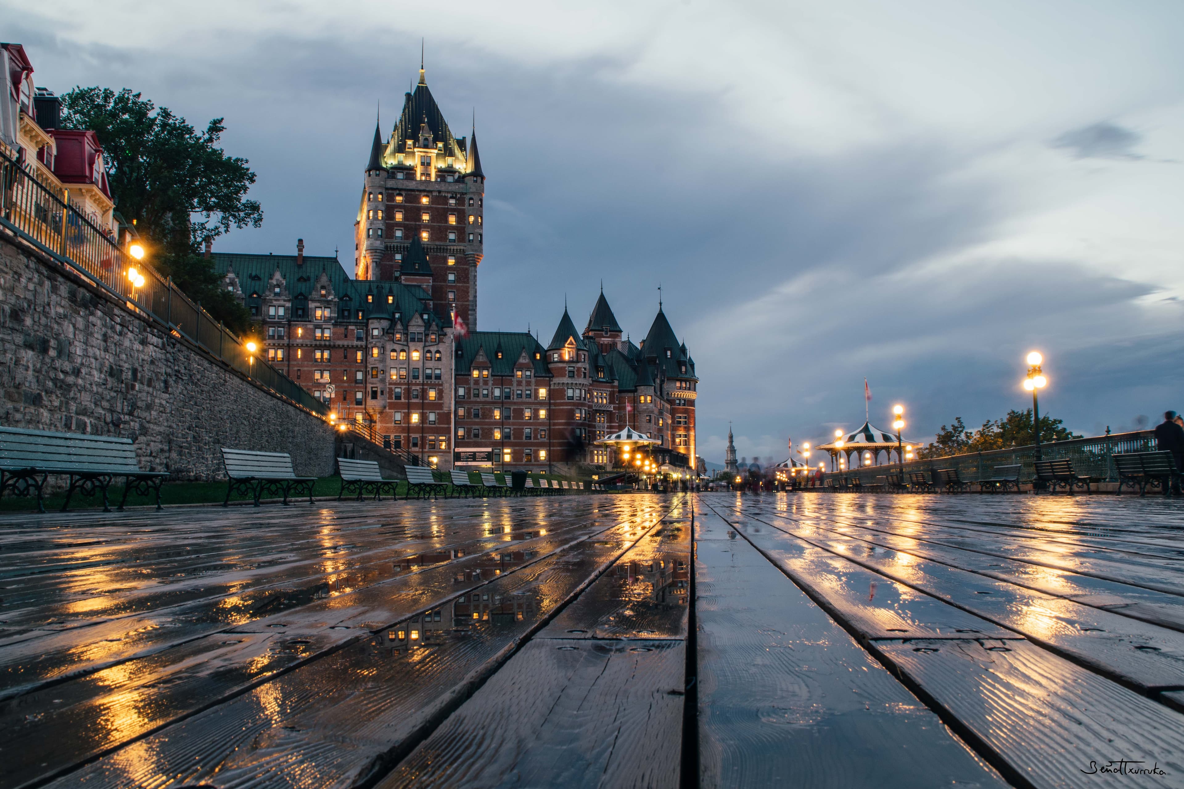 Fairmont hotel en Quebec